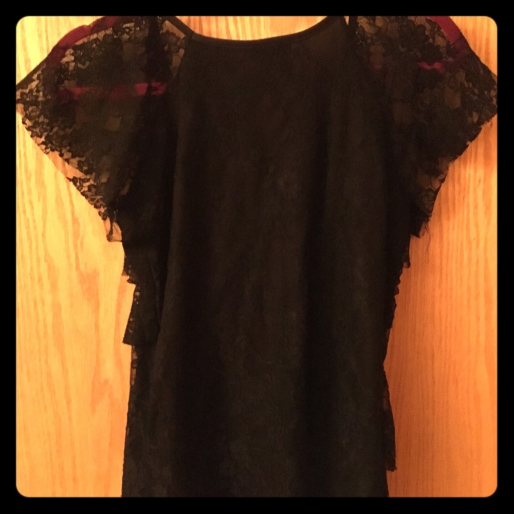 Layered lace top